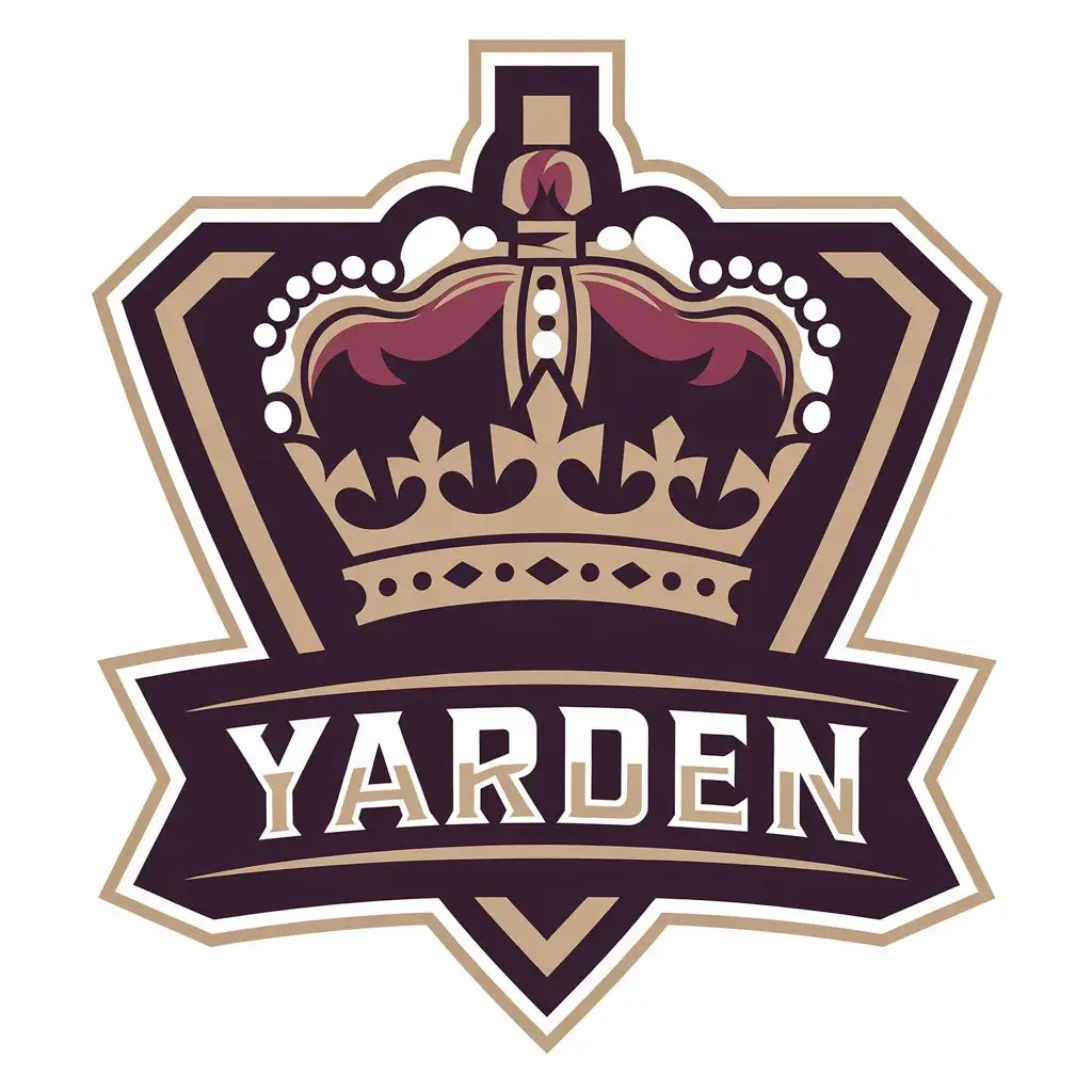 LOGO Design for Yarden King Symbol with Moderate Design and Clear Background