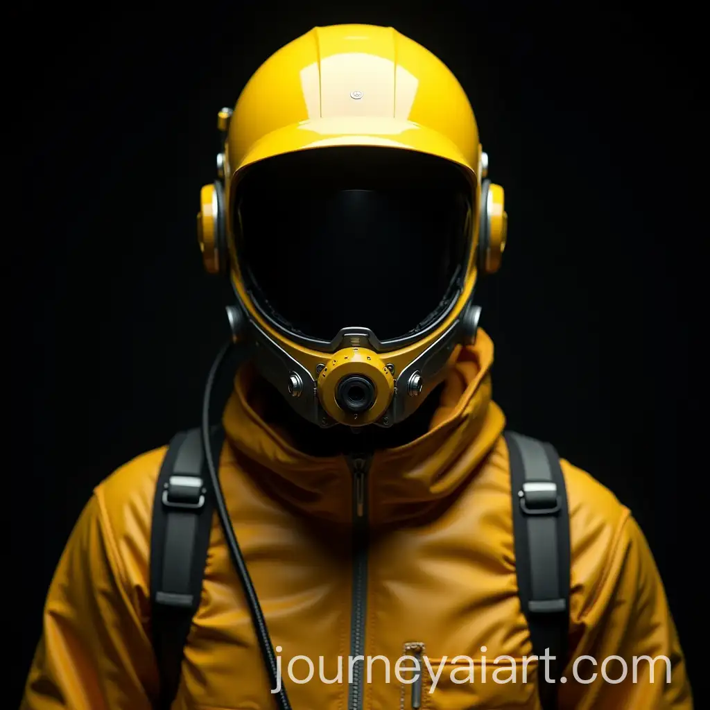 Scifi-Industrial-Deadspace-Engineer-in-Yellow-Worker-Suit-and-Mandalorian-Helmet