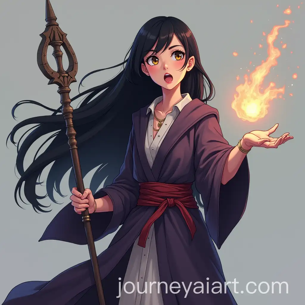 Excited-Female-Adventurer-Spellcaster-with-Magic-Staff-in-2D-Anime-Style