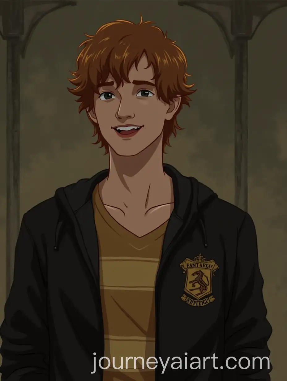 Shirtless-Theseus-Scamander-in-Hufflepuff-Uniform-at-Hogwarts-from-Fantastic-Beasts
