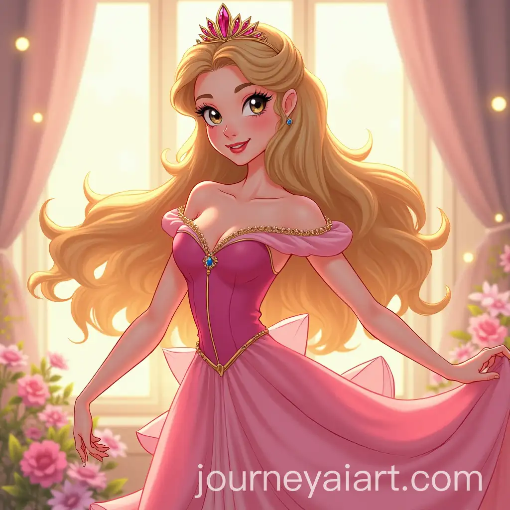 Anime-Belle-with-Elegant-Features-and-Magical-Aura