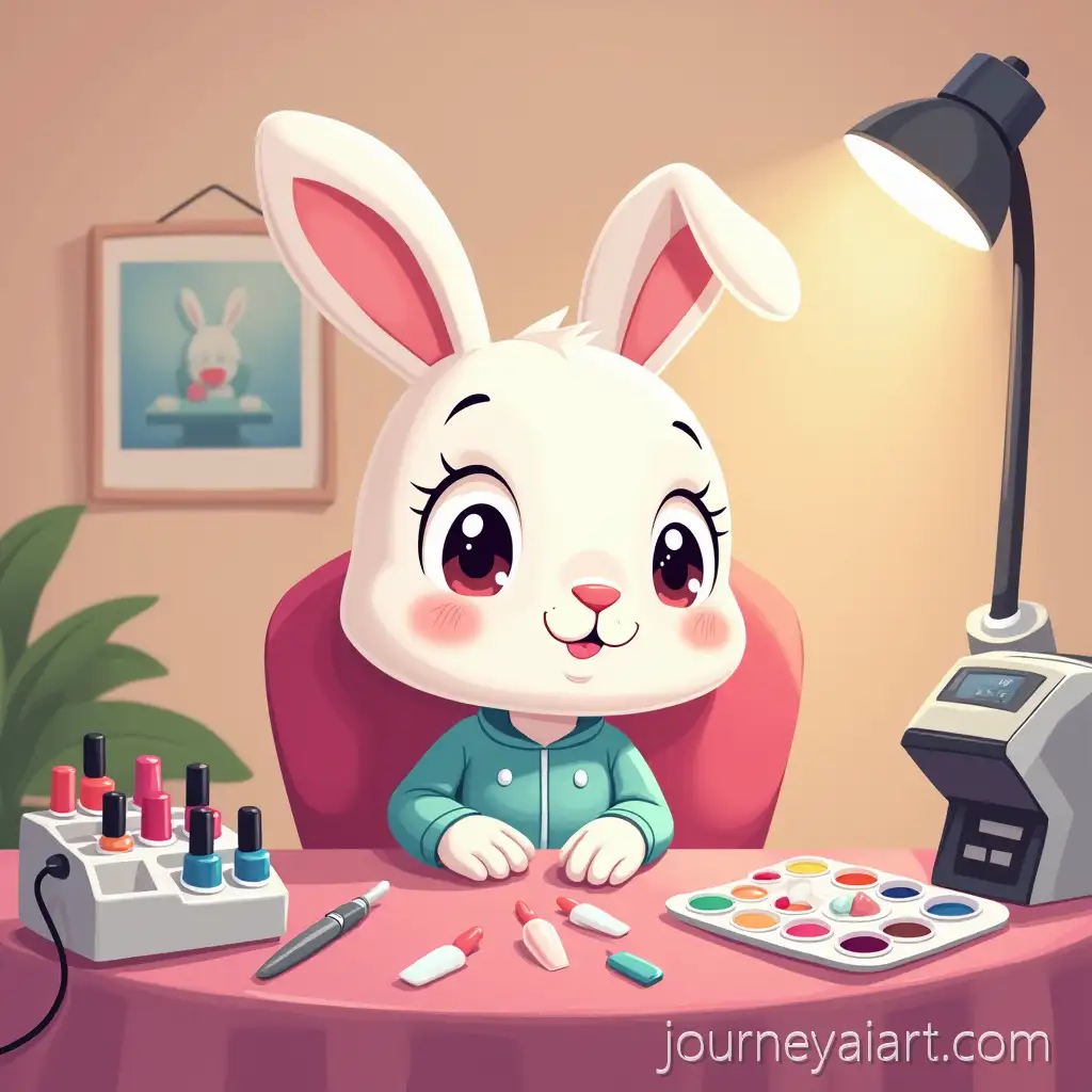 Cartoon-Girl-Rabbit-Enjoying-a-Manicure-in-a-Cozy-Salon-Interior