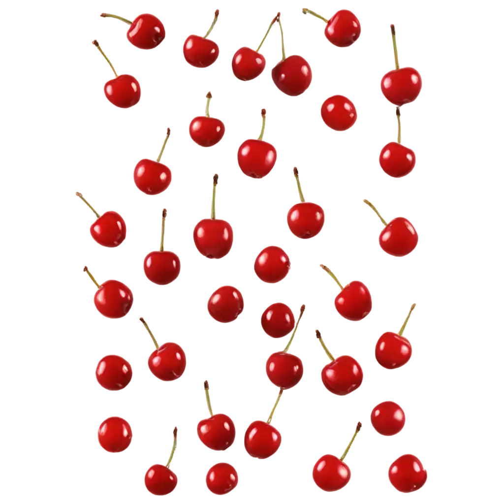 Red-Cherries-Isolated-on-Transparent-Background-PNG-Image-for-Versatile-Use