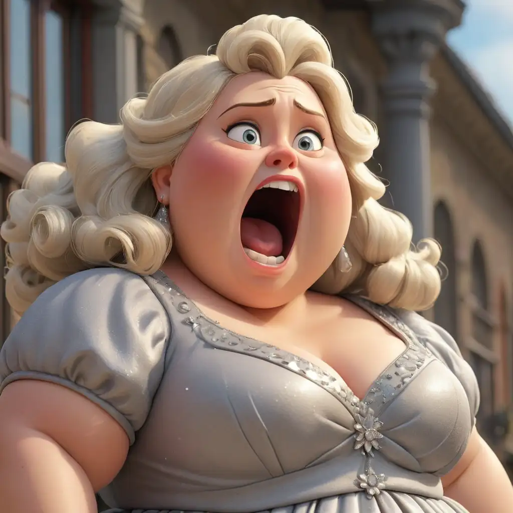 PixarStyle-Obese-Woman-in-Sparkling-Dress-Singing-Opera-on-Balcony