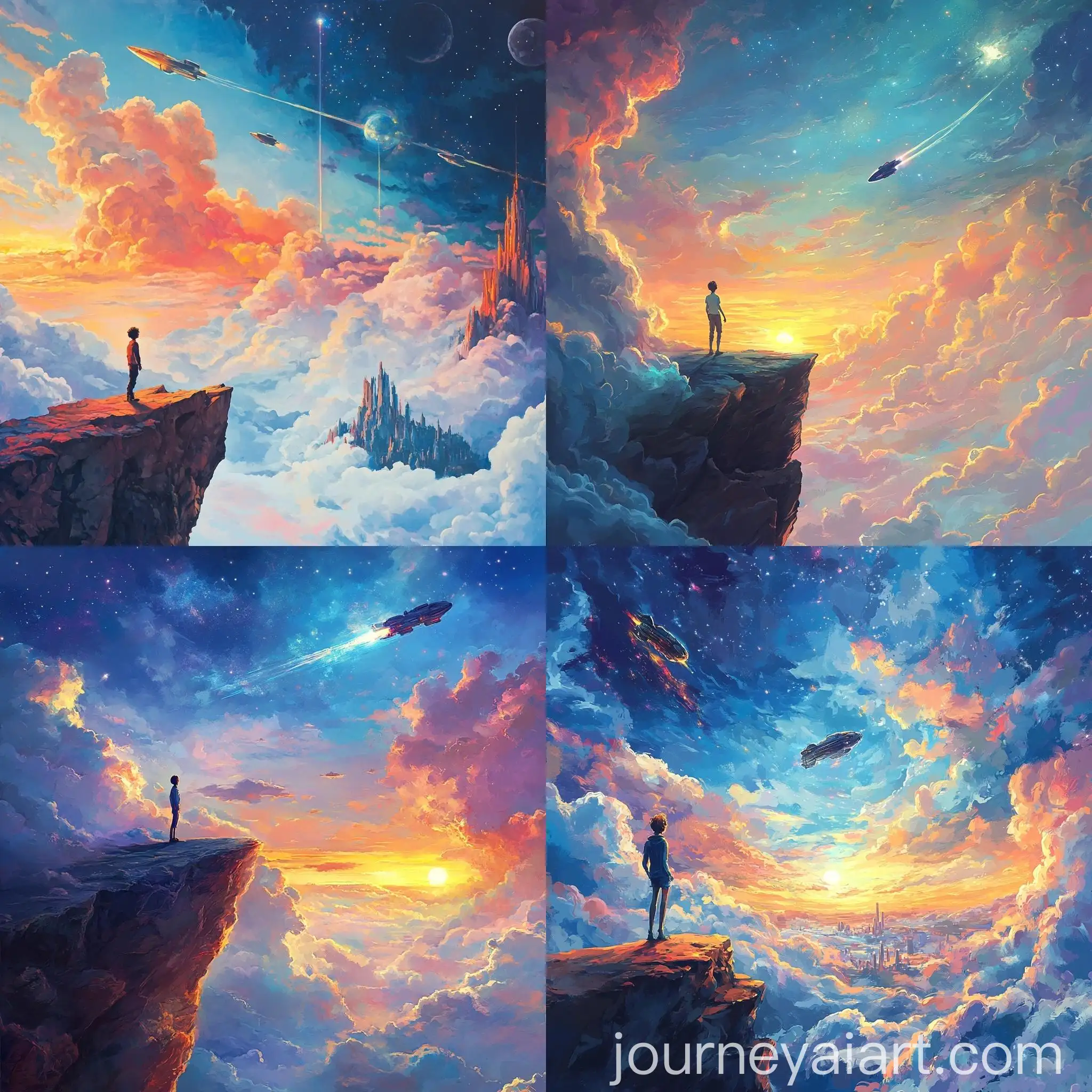 Young-Dreamer-on-Cliffs-Edge-Envisioning-Space-Exploration