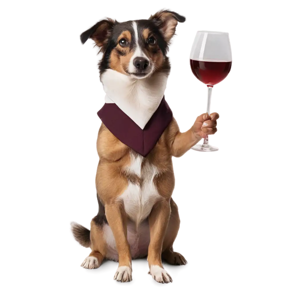 Dog-Holding-Glass-of-Wine-PNG-Fun-and-Unique-Image-for-Various-Creative-Projects