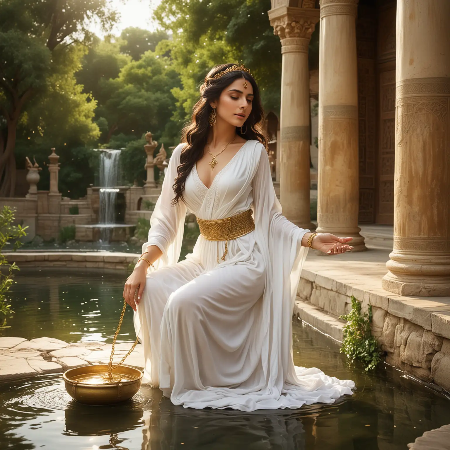 Serene-Portrait-of-Anahita-Persian-Goddess-with-Water-Vessel