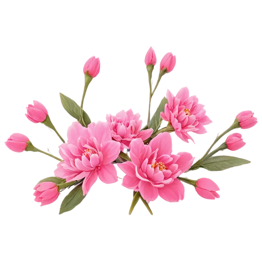 Pink-Floral-Background-PNG-HighQuality-Transparent-Image-for-Versatile-Use