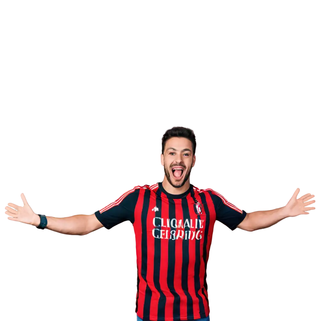 Victory-Rage-Soccer-Player-in-Milan-Shirt-PNG-Image-Celebrating-Triumph-in-Football