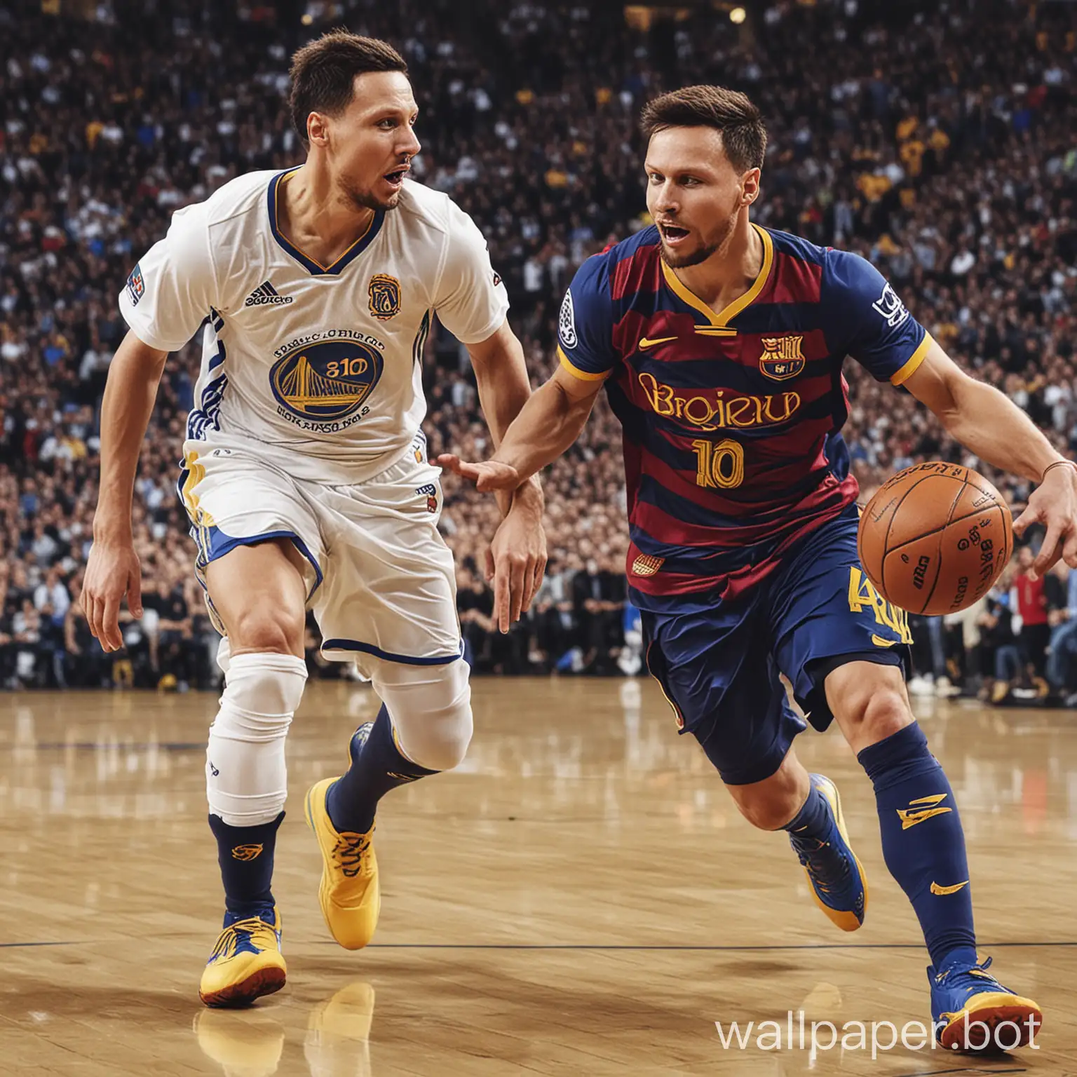 steph curry x lionel messi
