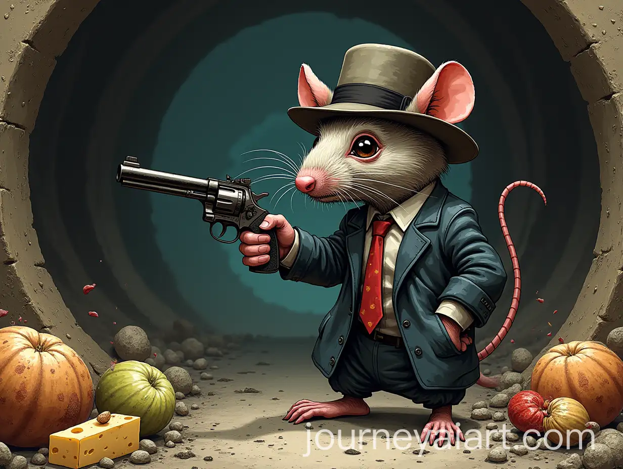 Gangster-Rat-in-Sewage-Environment-with-Mafia-Suit-and-Thompson-Gun