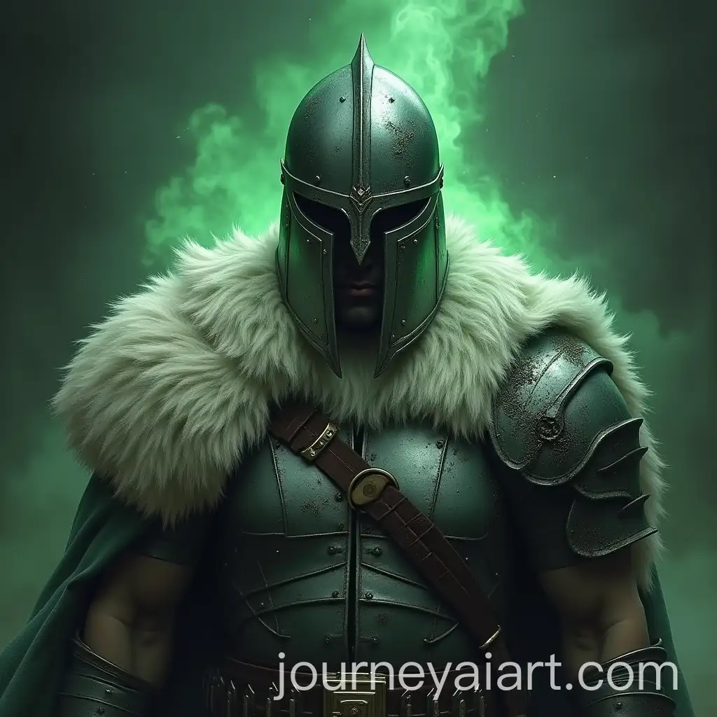 Dark-Fantasy-Barbarian-with-Crusader-Helmet-and-Otherworldly-Green-Energy