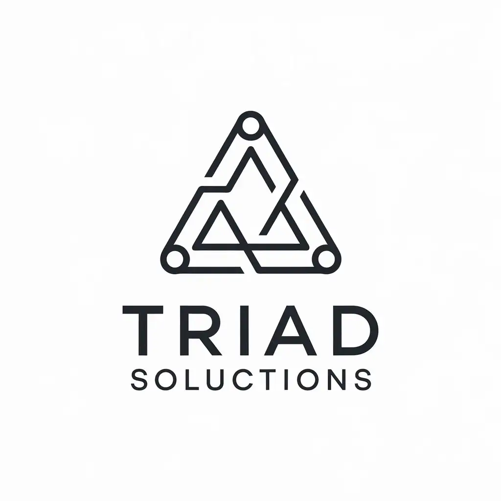 LOGO-Design-for-Triad-Solutions-Minimalist-Triangle-Symbol-with-Tech-Industry-Vibe