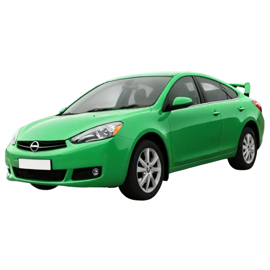 green car