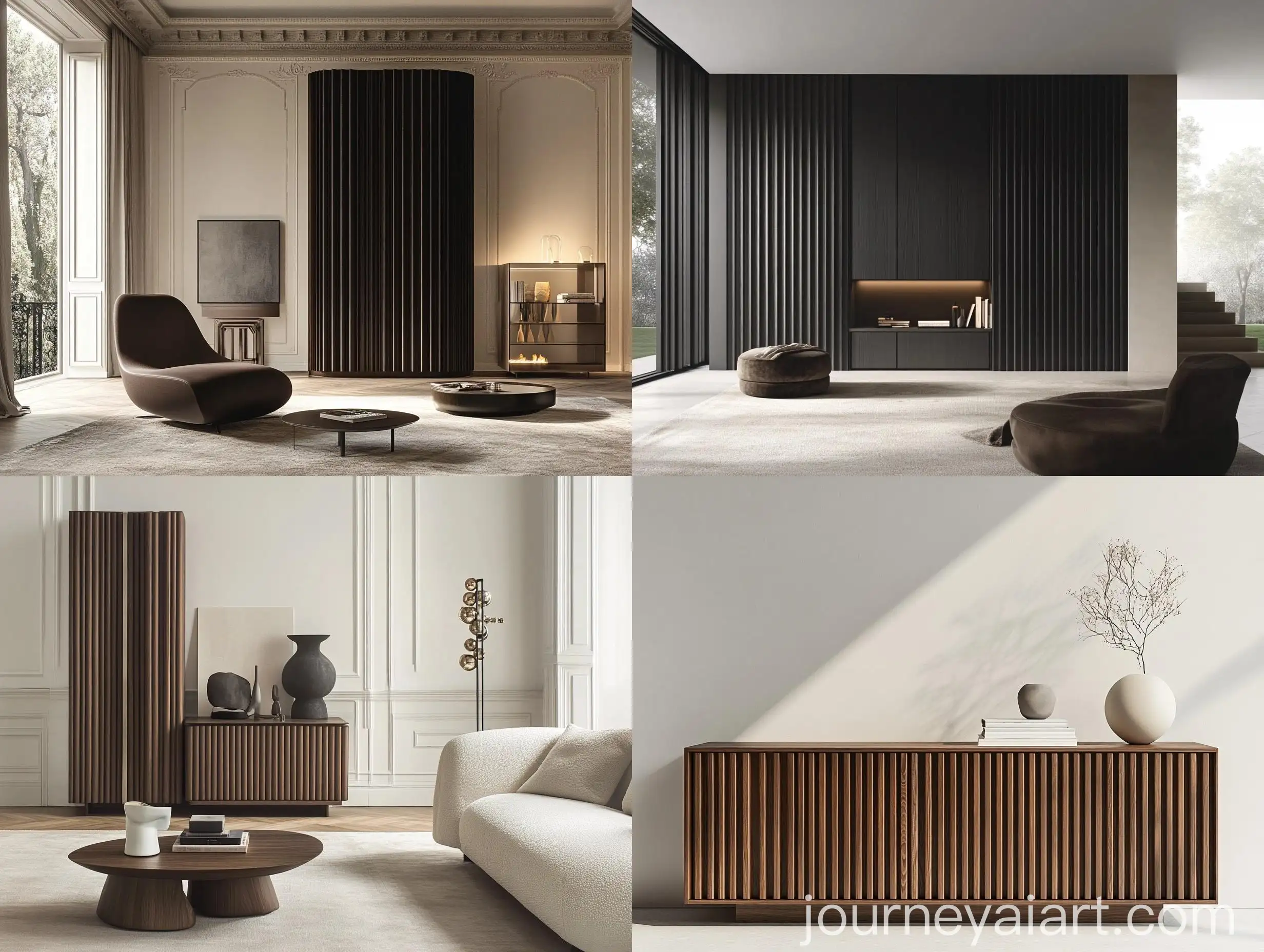 Contemporary-Medium-Height-Storage-Unit-with-Fluted-Panel-Door-Wall