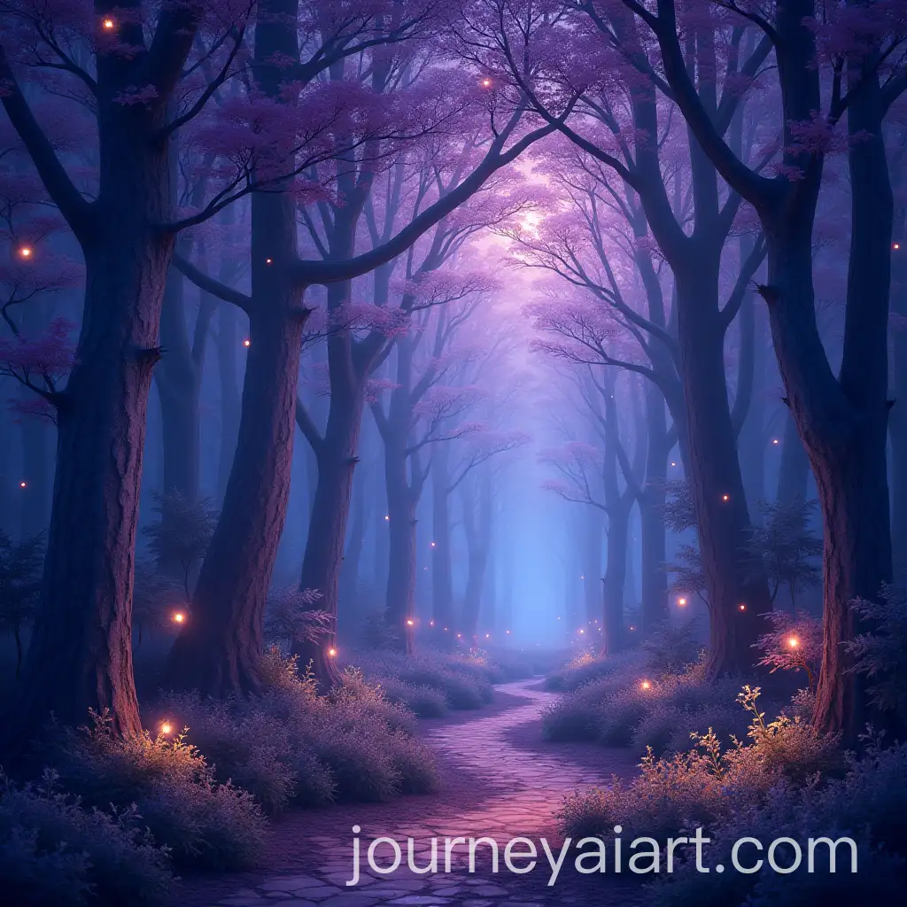Enchanted-Twilight-Forest-with-Silver-Trees-and-Stardust-Leaves