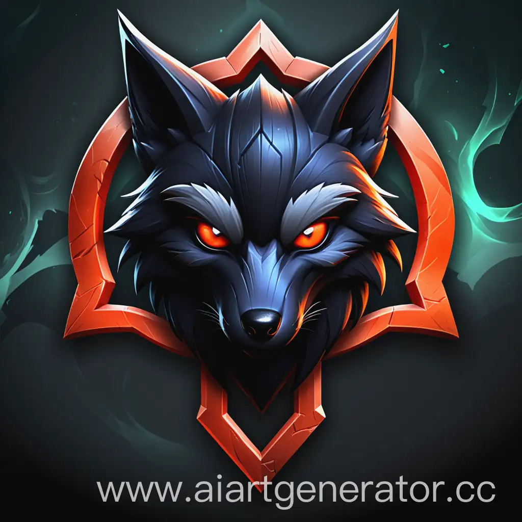 Full-Screen-BlackFOX-Dota-2-Logo-Dynamic-Gaming-Emblem-in-High-Definition