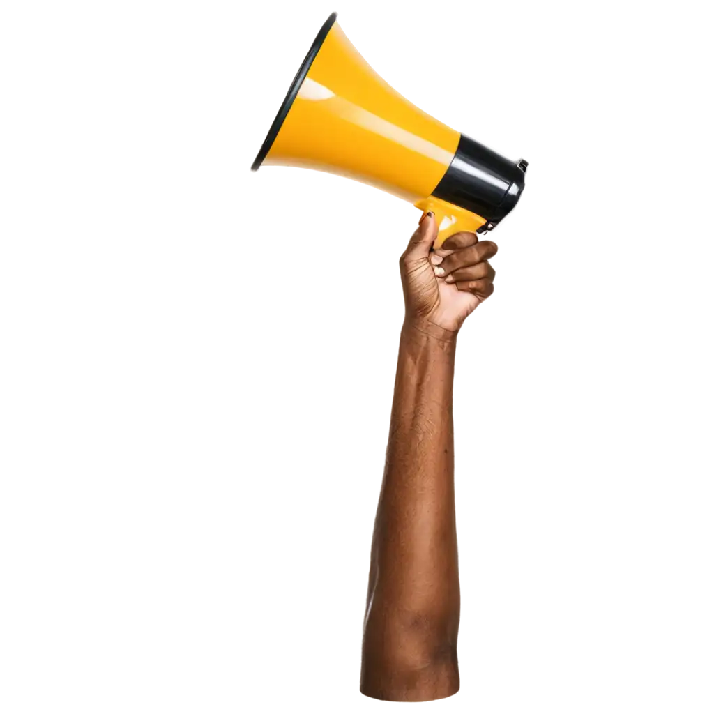 PNG-Image-Prompt-AnalysisBright-Yellow-Megaphone-PNG-with-Black-Stripes-Bold-Graphic-Design-Aesthetic