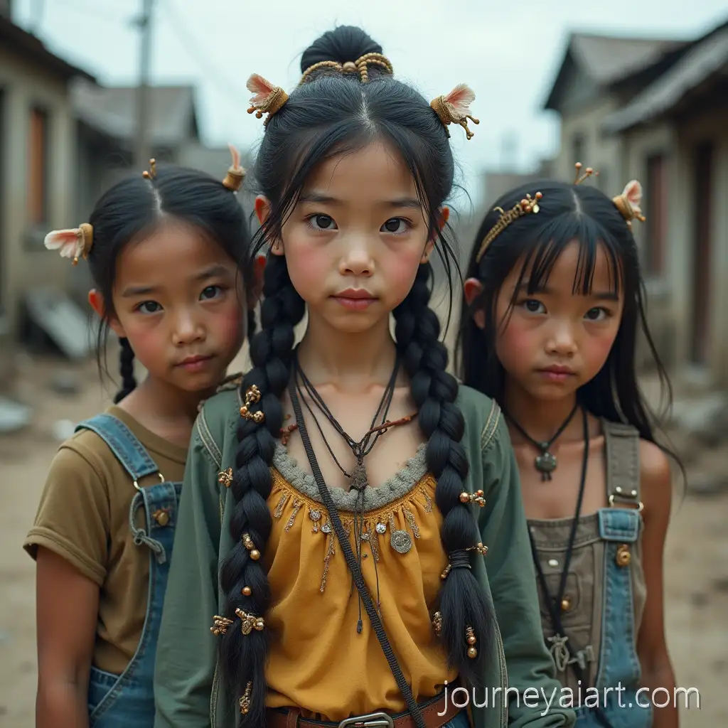 Three-Young-Survivors-in-a-PostAAI-Image-Prompt-Expansionpocalyptic-Town-with-Resilient-Spirit