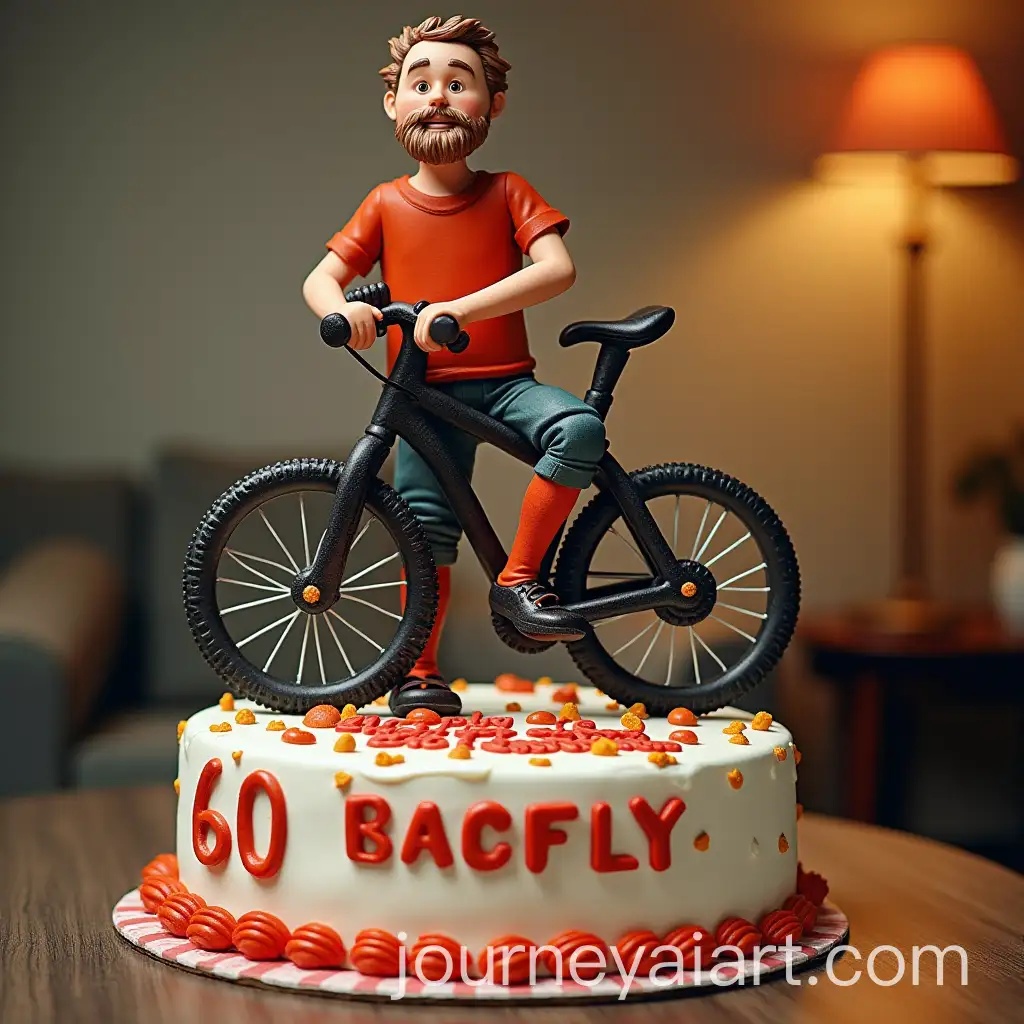 Celebrating-60th-Birthday-with-Cycling-Cake-and-Little-Ones