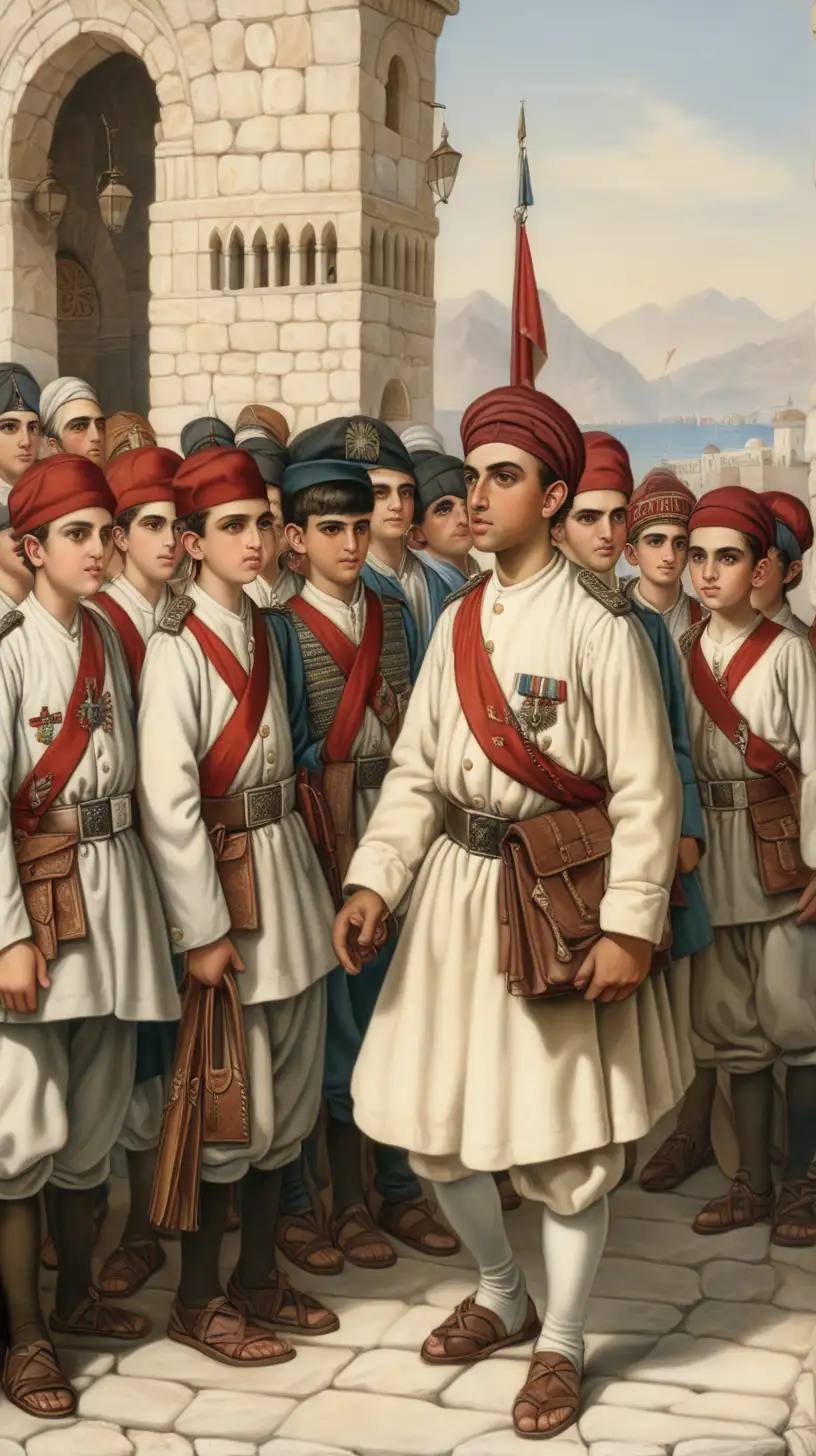 Dramatic Ottoman Devsirme Recruitment Process Christian Boys Taken into Ottoman Service