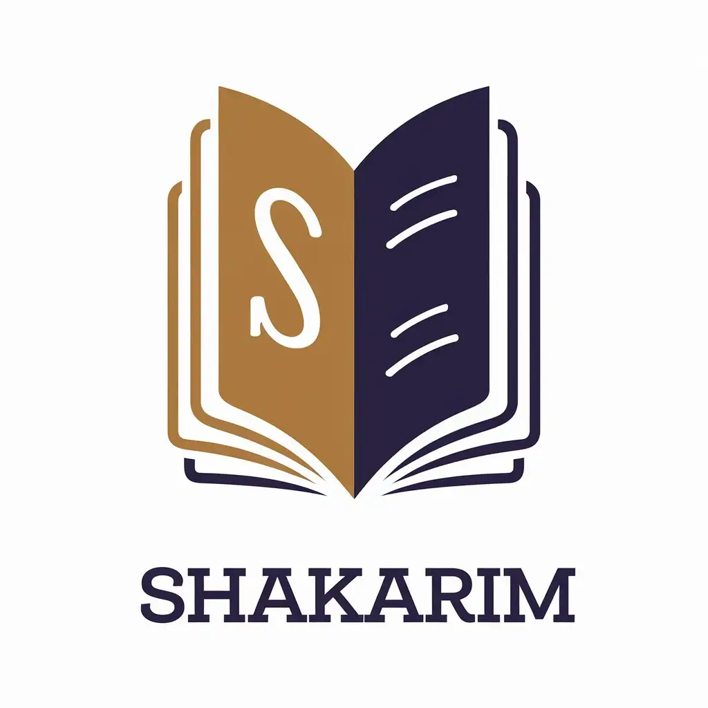 LOGO-Design-for-Shakarim-Textbook-Symbol-with-Educational-Flair-in-Clear-Vector-Style