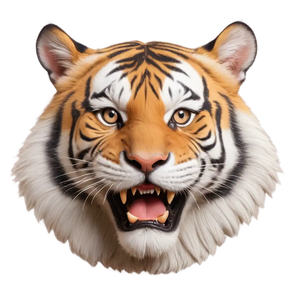 3D-Calm-Tiger-Face-PNG-Tranquil-Tiger-Illustration-for-Digital-Art-and-Design