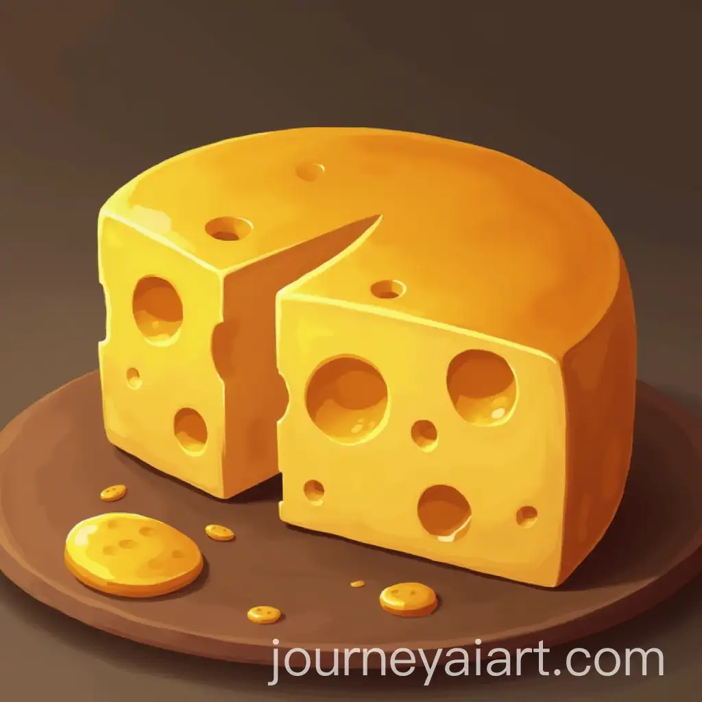 Artistic-Display-of-Unique-Cheeses-in-a-Gourmet-Setting