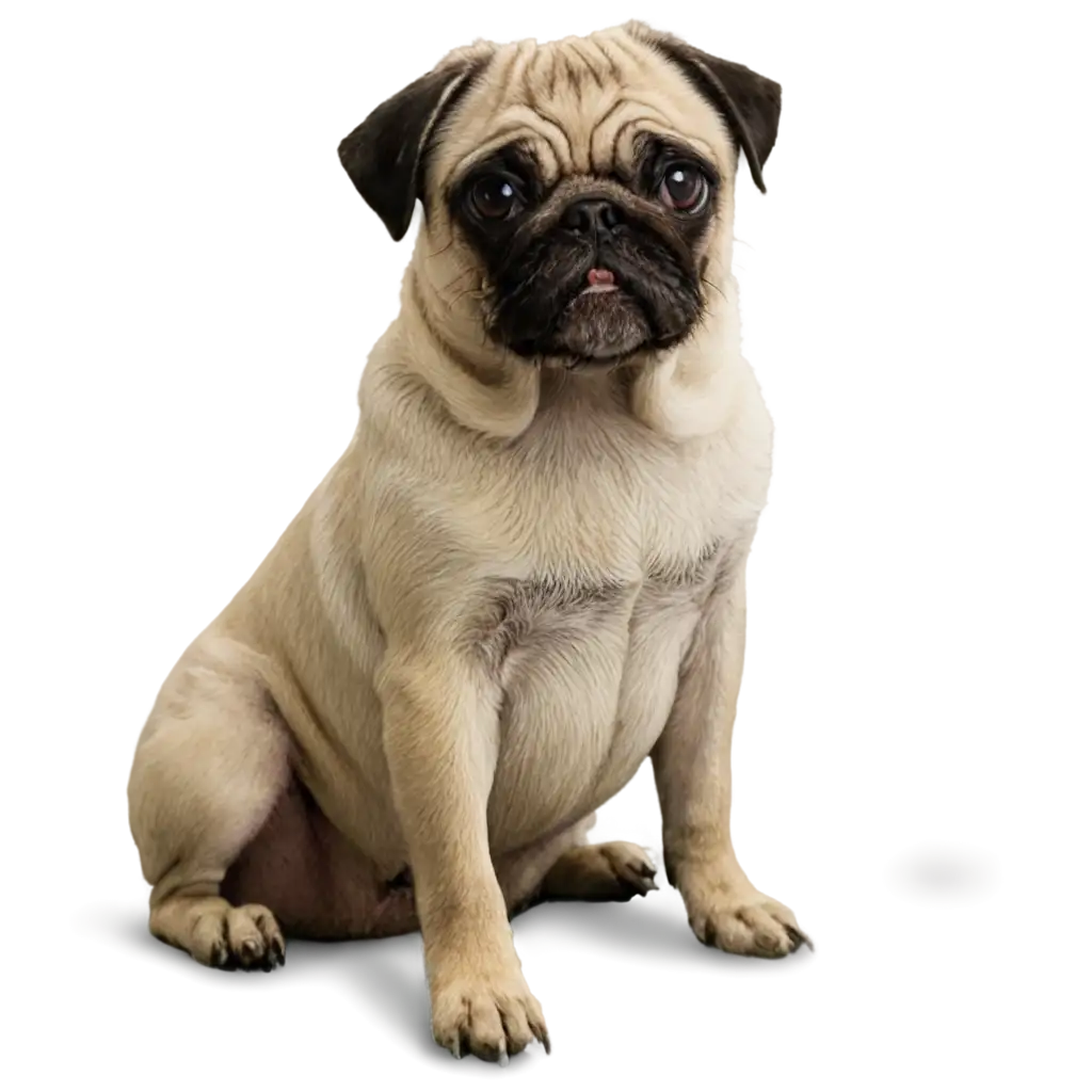 Cute-Pug-Sits-PNG-Image-Perfect-for-Digital-Art-and-Design