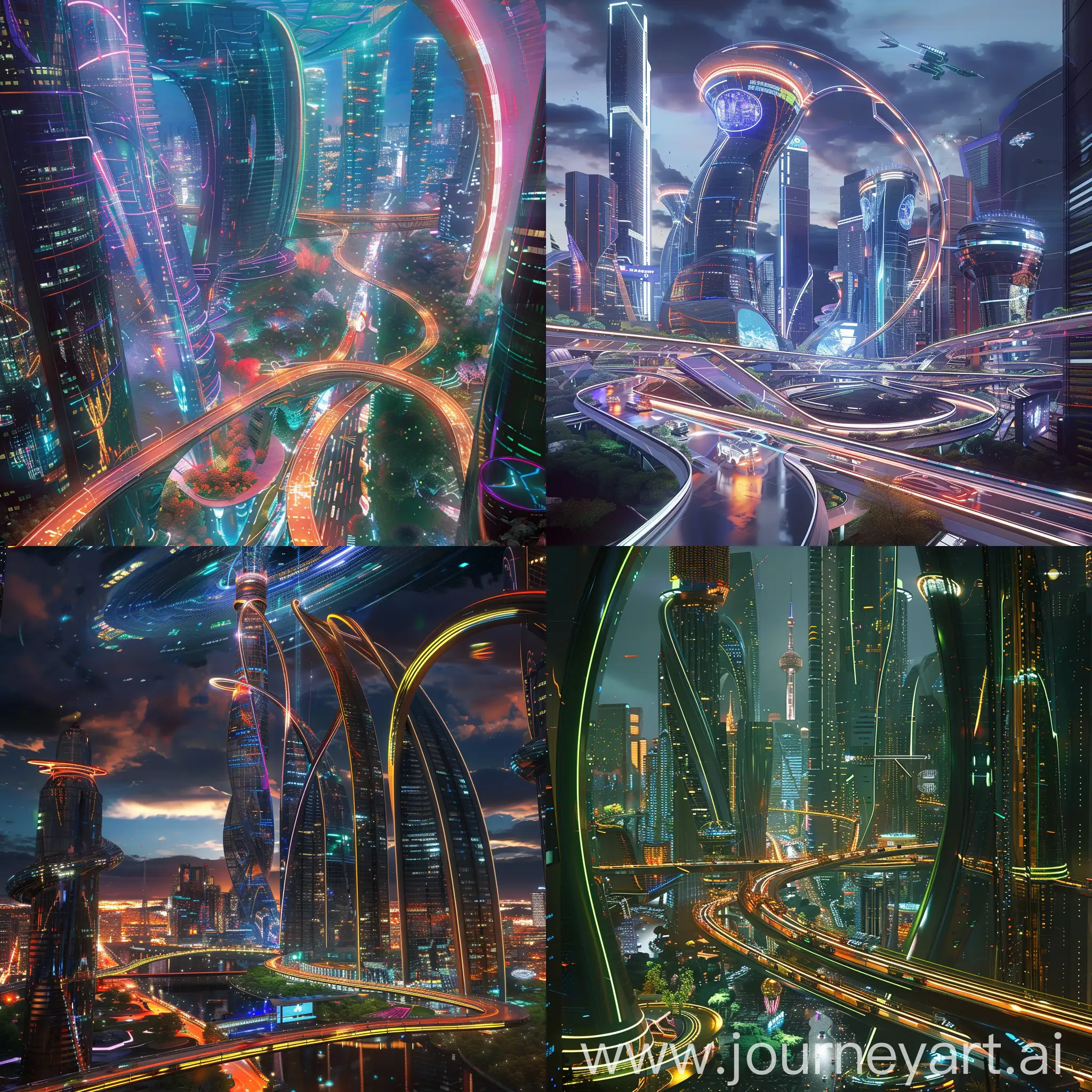 Futuristic-Moscow-Cityscape-with-Neon-Skyscrapers-and-Hovering-Vehicles