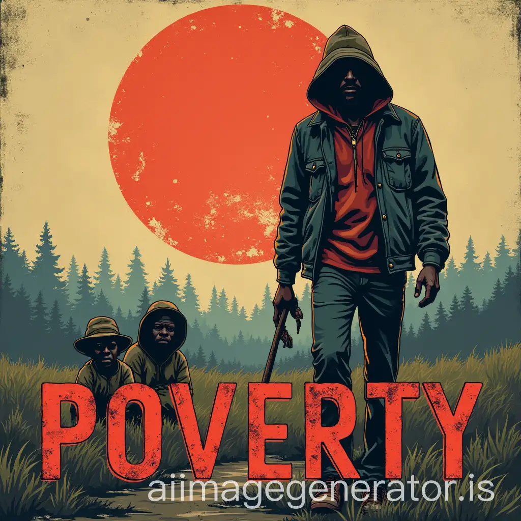 poster cover title titled 'poverty'