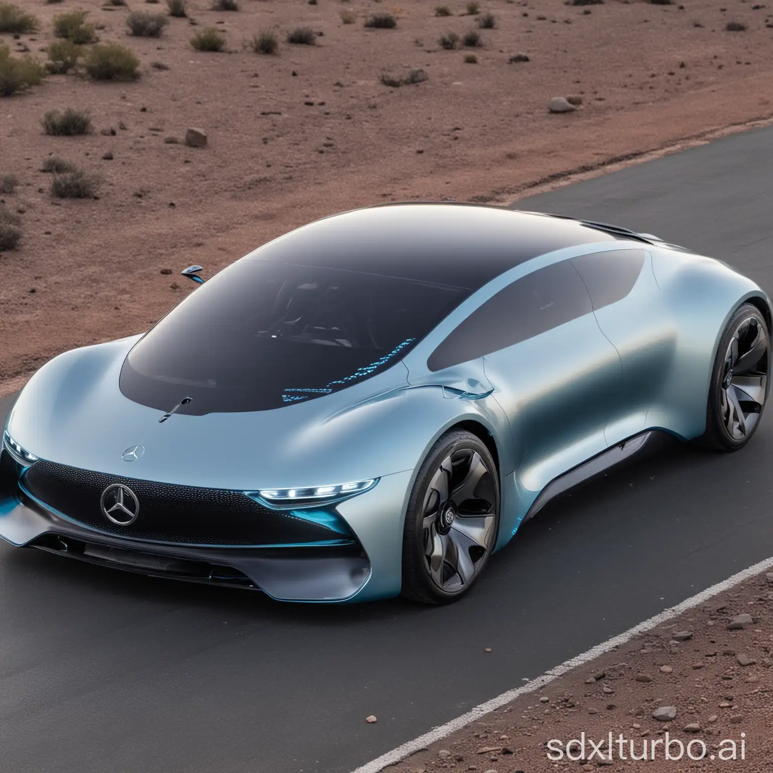 Futuristic-Mercedes-AVTR-Concept-Car-in-Digital-Environment