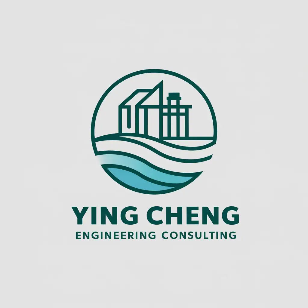 LOGO-Design-for-Ying-Cheng-Engineering-Consulting-Water-Conservancy-Theme