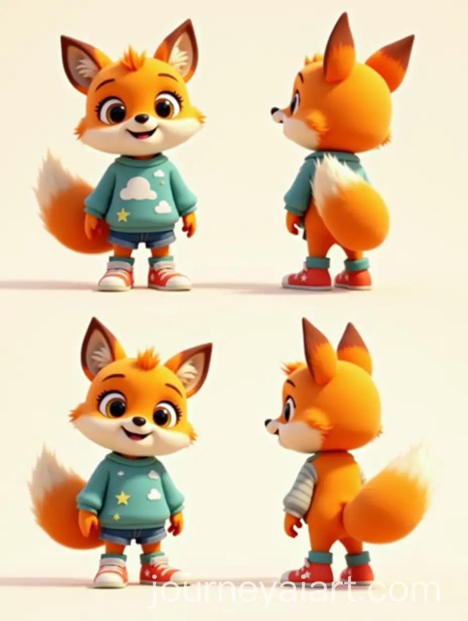 PixarStyle-3D-Character-Reference-Sheet-of-Poko-the-Playful-Baby-Fox