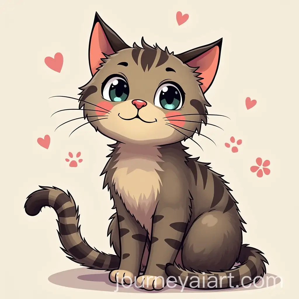 Adorable-Cat-Playing-with-Yarn-Ball