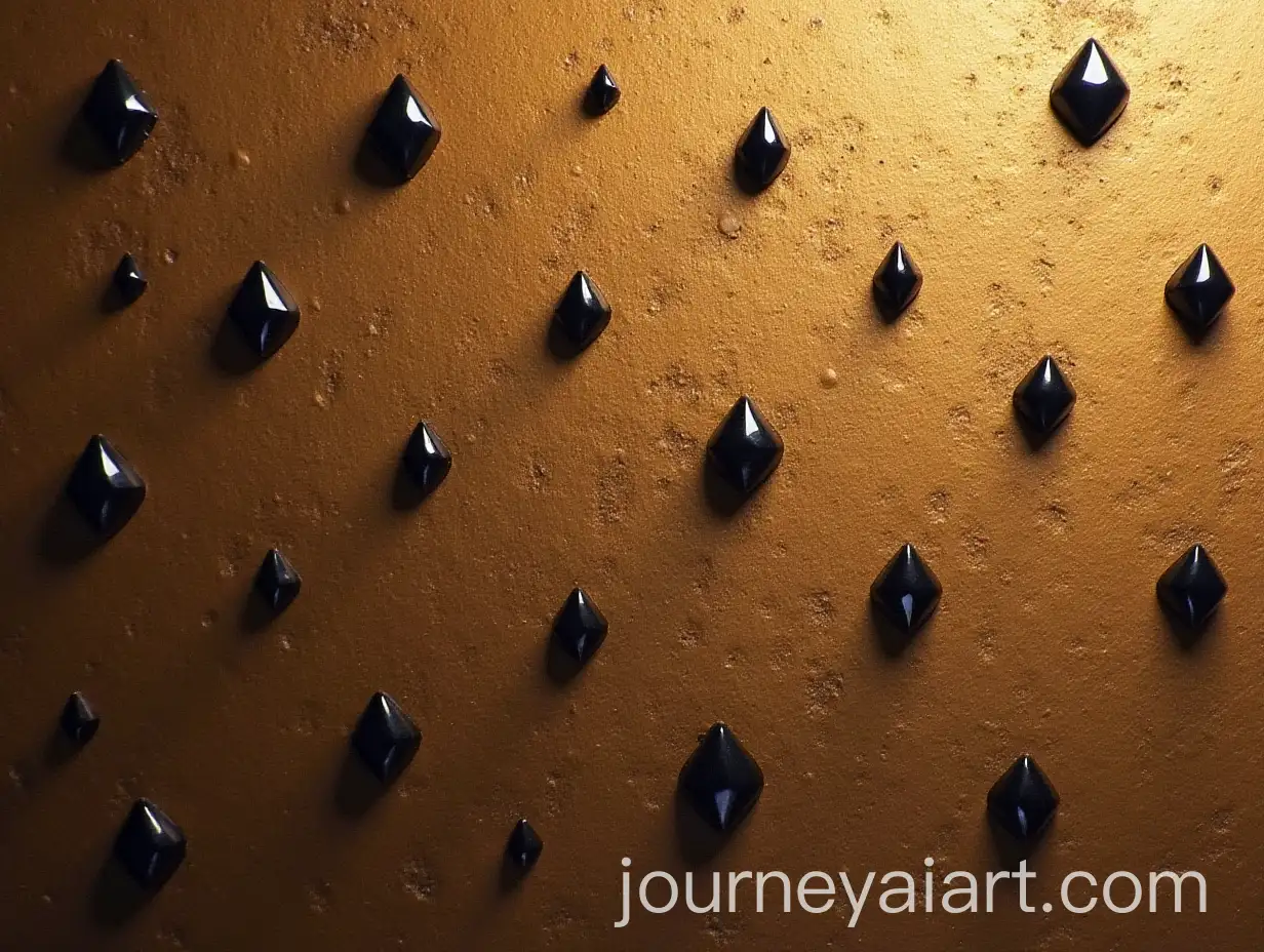Abstract-Brown-Wall-with-Black-Diamonds-Artwork