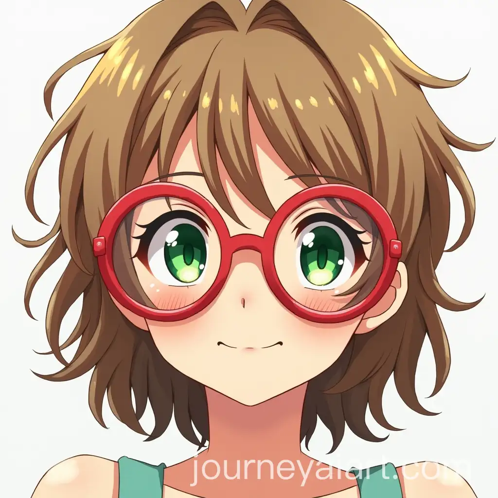 Youthful-Anime-Character-with-Bright-Green-Eyes-and-RedFramed-Glasses