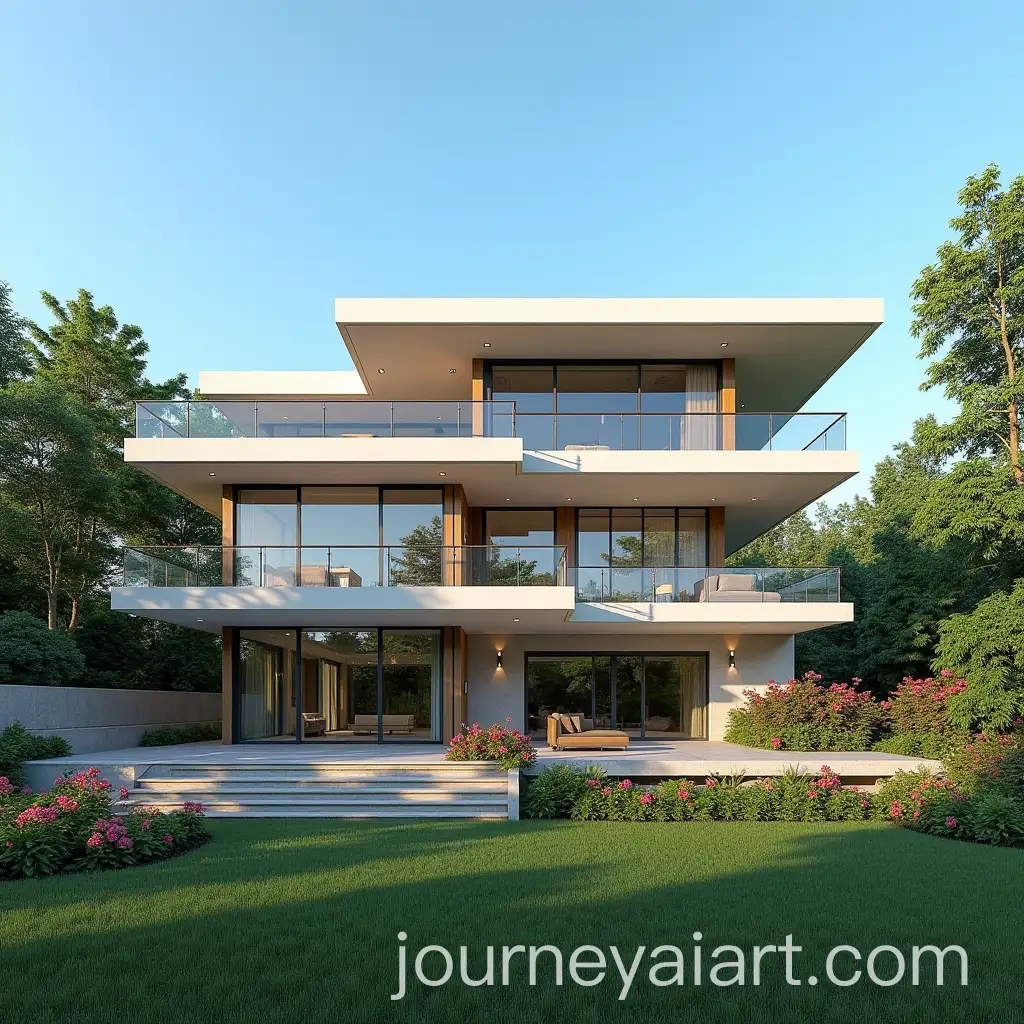 Elegant-ThreeStory-Luxury-House-Surrounded-by-Lush-Nature