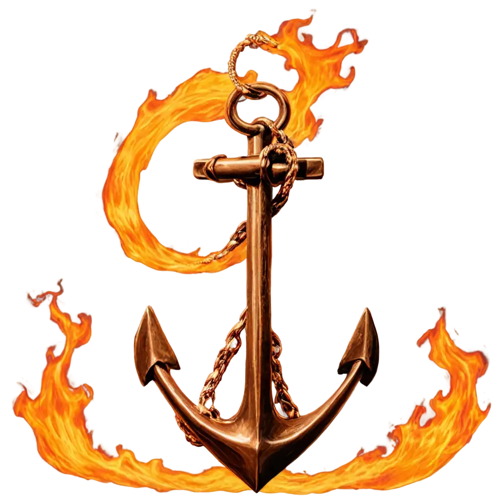 Anchor-on-Fire-PNG-Image-for-Stunning-Visual-Impact-and-Clarity