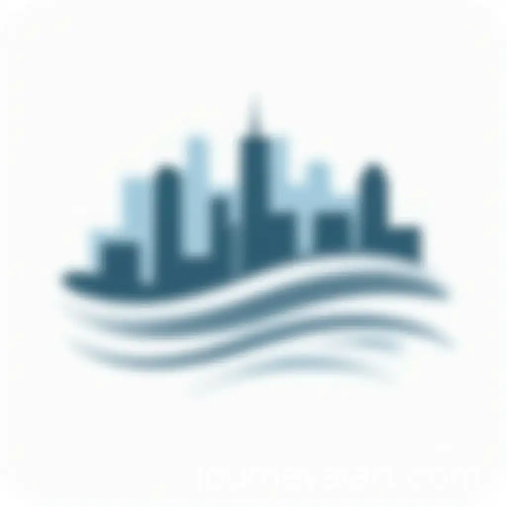Modern-Urban-Skyline-Logo-Design-with-Wave-Element-for-Real-Estate-Business