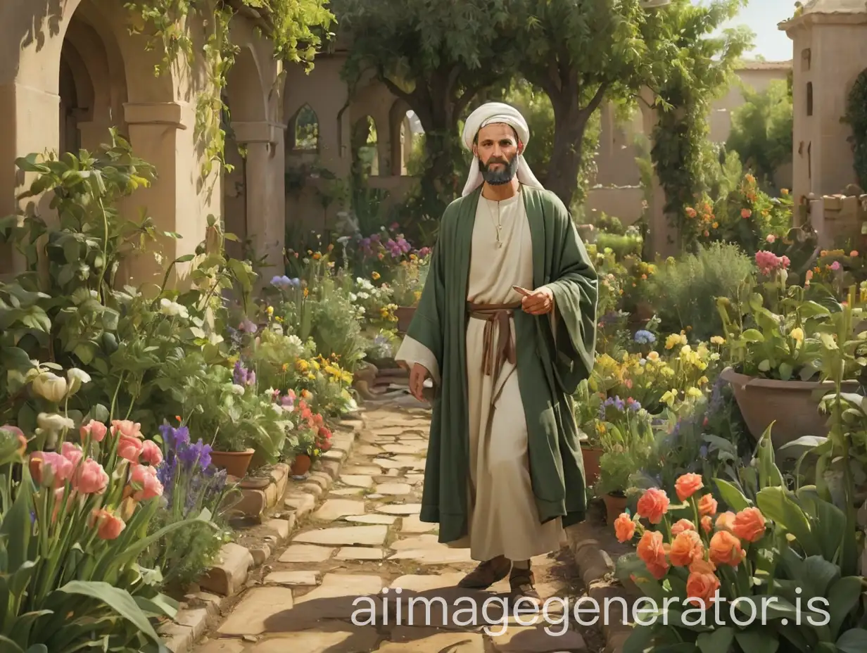 The-Prophet-Job-Tending-His-Lush-Garden