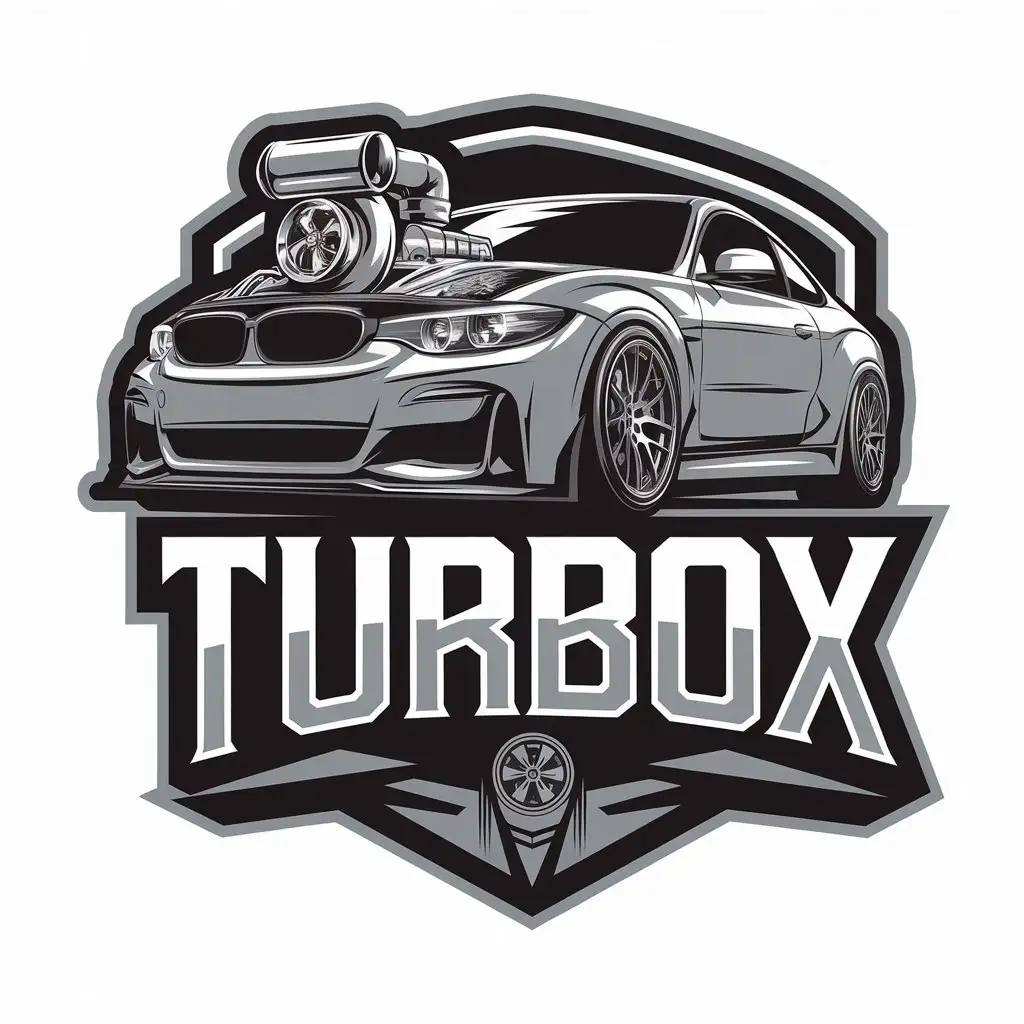 LOGO Design for TurboX Car Detailing with Modern Automotive Theme