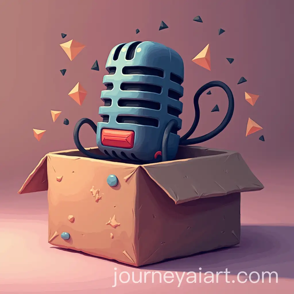 Cute-Box-with-Broken-Gaming-Microphone-on-Display