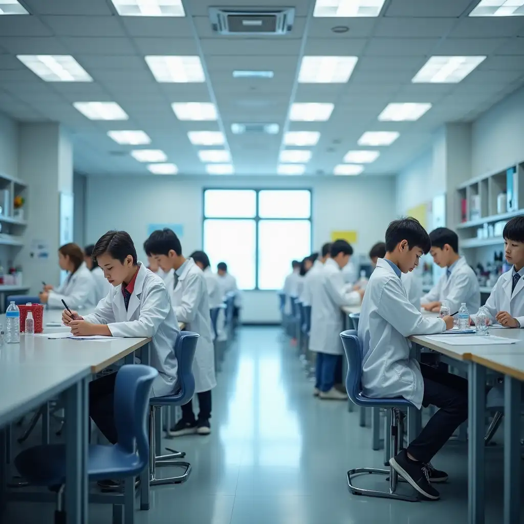 Adolescents-Conducting-Experiments-in-a-Modern-Science-Laboratory