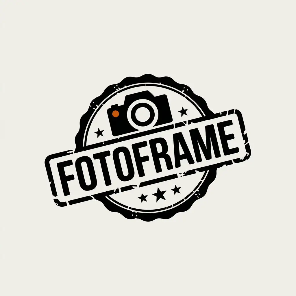 LOGO-Design-For-Fotoframe-Camera-Stamp-with-Modern-Appeal