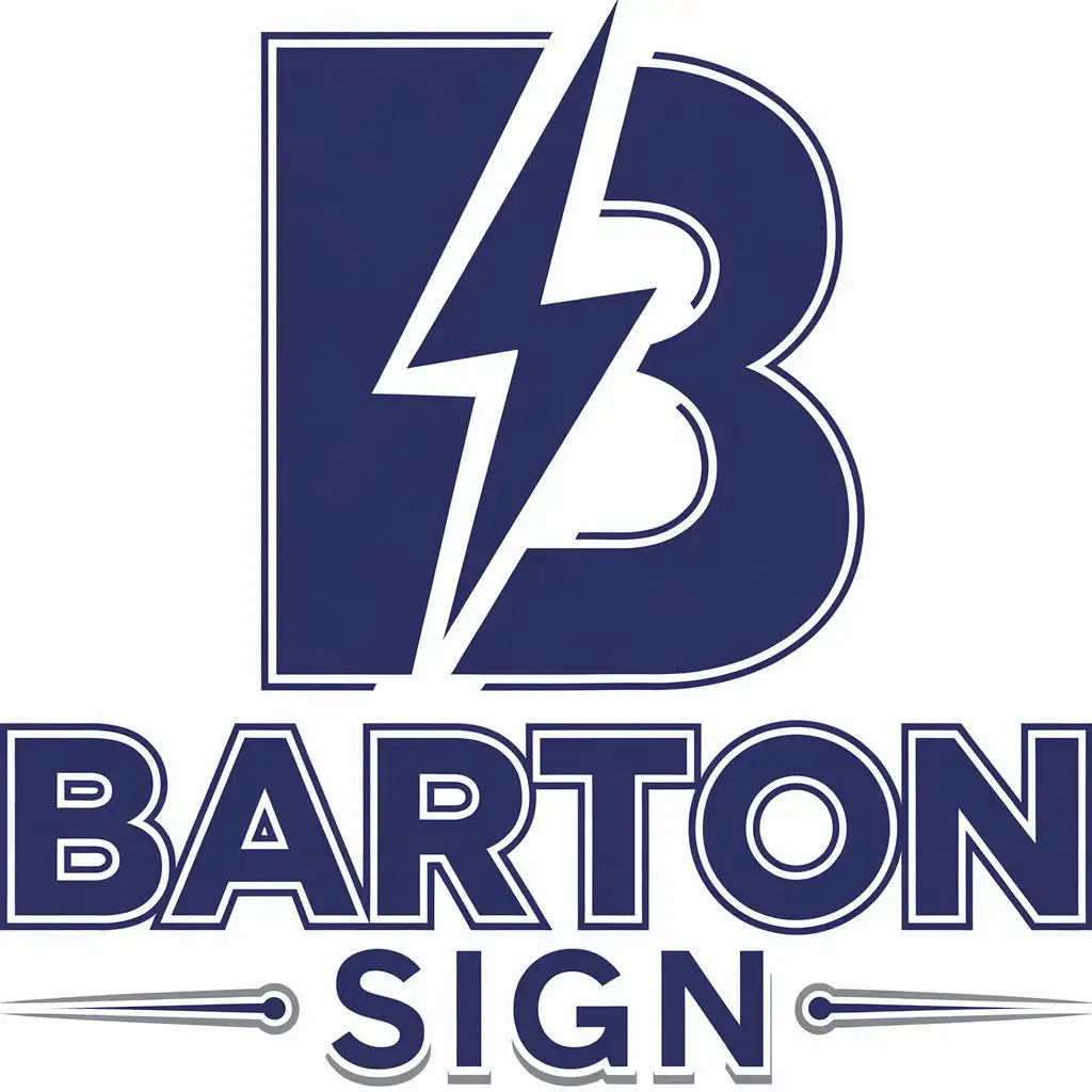 LOGO Design for Barton Sign Professional TShirt Design Concept for PrintSignWrap Shop