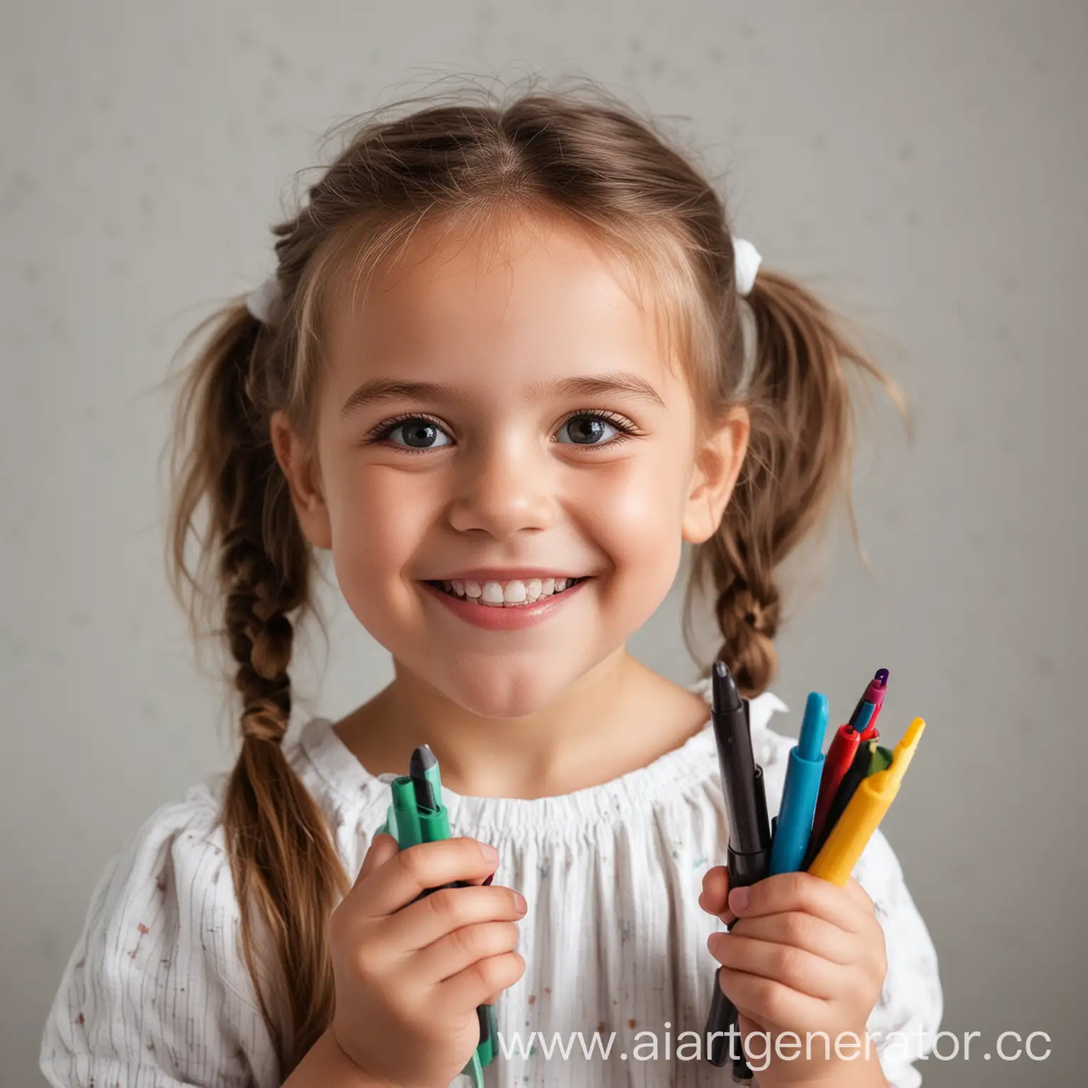 Happy-Child-Holding-Colorful-Markers-with-Joyful-Expression