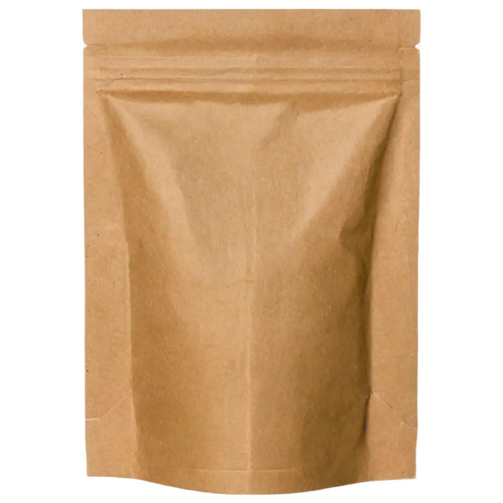 Kraft-Paper-Zip-Lock-Bag-PNG-with-SeeThrough-Panel-Front-View-for-Transparent-Packaging-Design