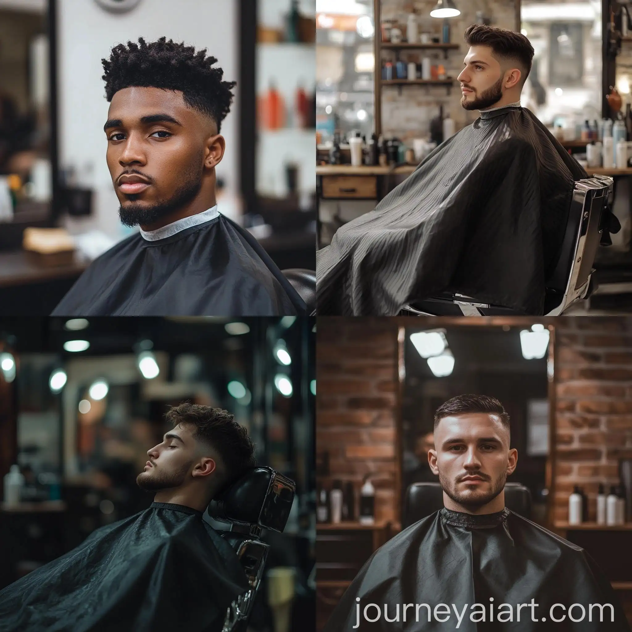 Client-Sitting-in-Barbers-Chair-with-WellGroomed-Hairstyle