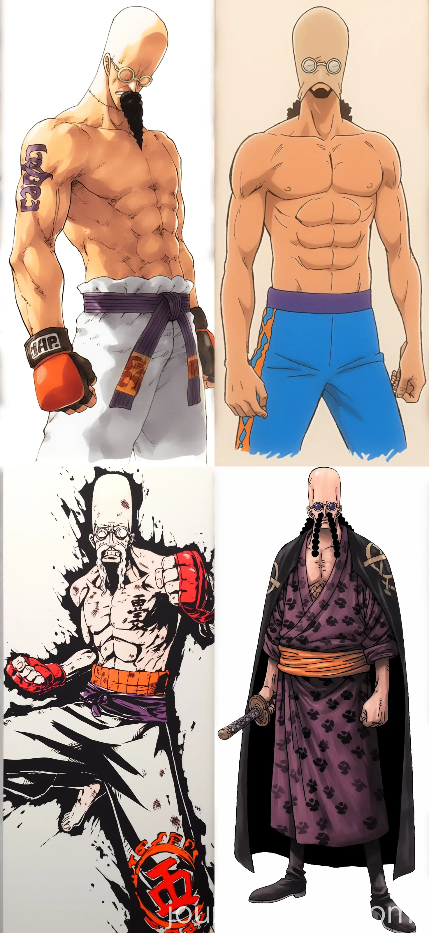 Karate-Man-Character-from-Manga-in-Vibrant-Copic-Style